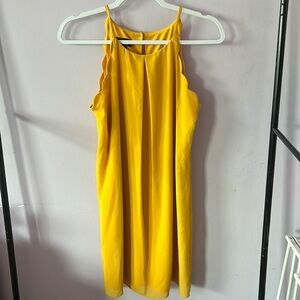 Yellow Spaghetti Strap Dress